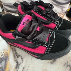 Vans Kids Sneakers Black and Pink